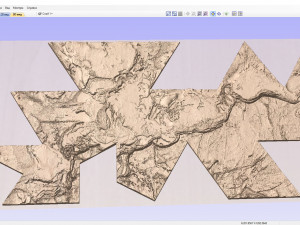 World Map Dymaxion 3D Modelo 3D