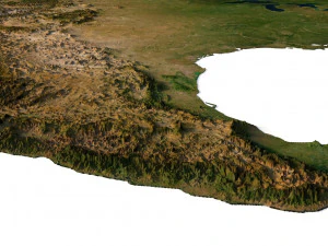 Mapa 3D de Am&eacute;rica del Norte Modelo 3D