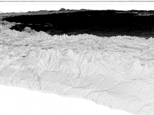 3D map of South America 3Dモデル
