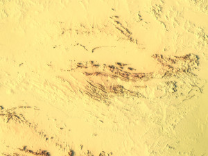 Relief map of Australia 3D Model