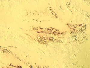 Relief map of Australia 3D Model