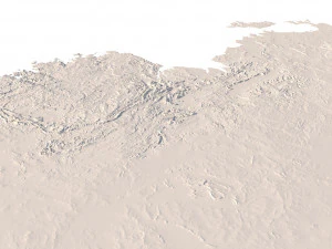 Relief map of Australia 3D Model