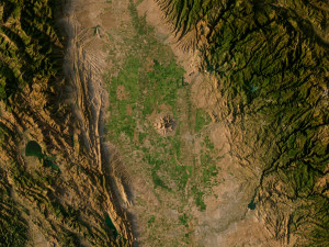 Relief map of California 3D मॉडल