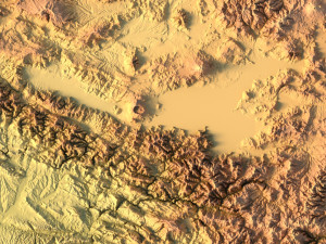 Relief map of Turkey 3D मॉडल