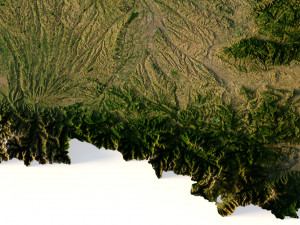 Relief map of France Modelo 3D