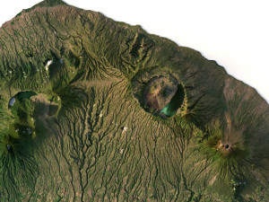 Relief map of Bali 3D Модель