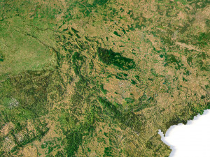 Relief map of Germany Modèle 3D