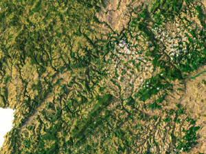 Relief map of Germany Modèle 3D