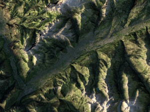 3D Relief map of Switzerland 3D 모델