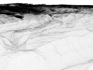 Mapa em relevo 3D da Su&iacute;&ccedil;a Modelo 3D