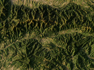 Słowacja Teren Model 3D