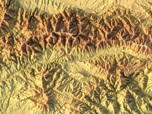 Słowacja Teren Model 3D