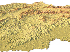 Slovakia Terrain Modelo 3D