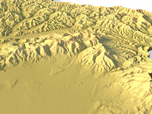 Słowacja Teren Model 3D