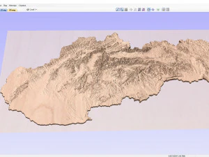 Słowacja Teren Model 3D