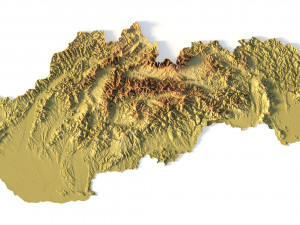 Slovakia Terraine STL 3D 프린트 모델
