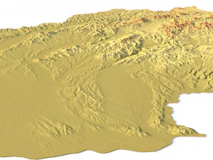 Slovakia Terraine STL 3D Print Model