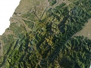 Taiwan Terrain 3D Model
