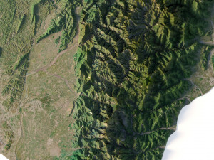 Taiwan Terrain 3D Model