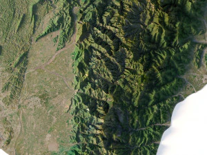 Taiwan Terrain 3D Model
