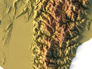 Taiwan Terrain 3D Model