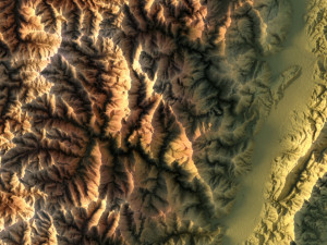Taiwan Terrain 3D Model