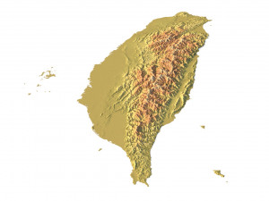 Taiwan Terrain 3D Model