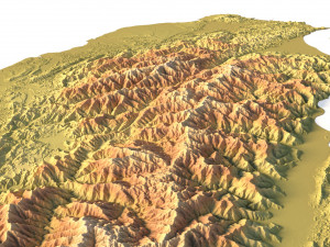 Taiwan Terrain 3D Model