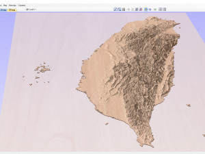 Taiwan Terrain 3D Model