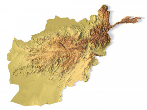 Afghanistan Terrain 3D Model