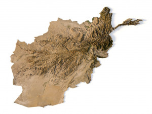 Afghanistan Terrain 3D Model