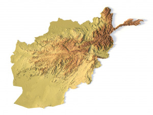 Afghanistan Terrain 3D Model