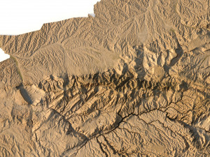 Afghanistan Terrain 3D Model