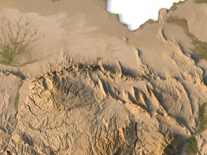 Afghanistan Terrain 3D Model