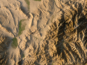 Afghanistan Terrain 3D Model