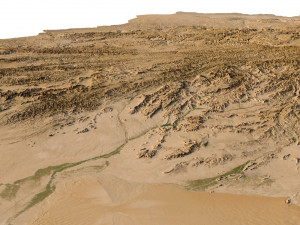 Afghanistan Terrain 3D Model