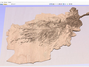 Afghanistan Terrain 3D Model