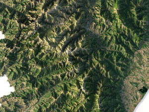 Corsica Terrain 3D Model
