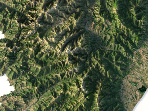 Corsica Terrain 3D Model