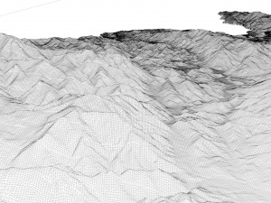 Corsica Terrain 3D Model