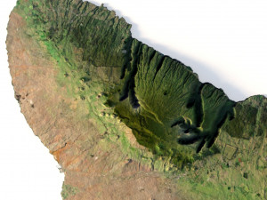 Hawaii Terrain 3D Модель