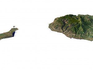 Hawaii Terrain 3D Модель