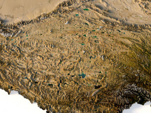 China Terrain 3D Model