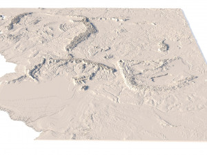 Middle Earth 3D Map 3D 모델