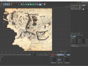 Middle Earth 3D Map 3D Model