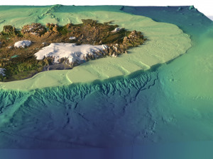 Iceland Terrain Without Water 3D Model