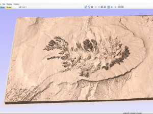 Iceland Terrain Without Water 3D Model