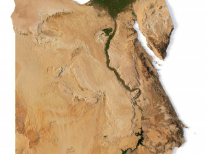 Egypt Terrain 3D Model