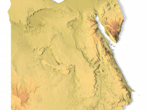 Egypt Terrain 3D Model