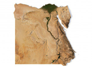 Egypt Terrain 3D Model